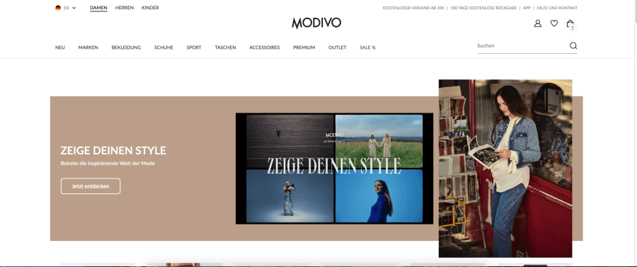 Modivo Online shop